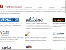 Tablet Screenshot of nimbusservice.com